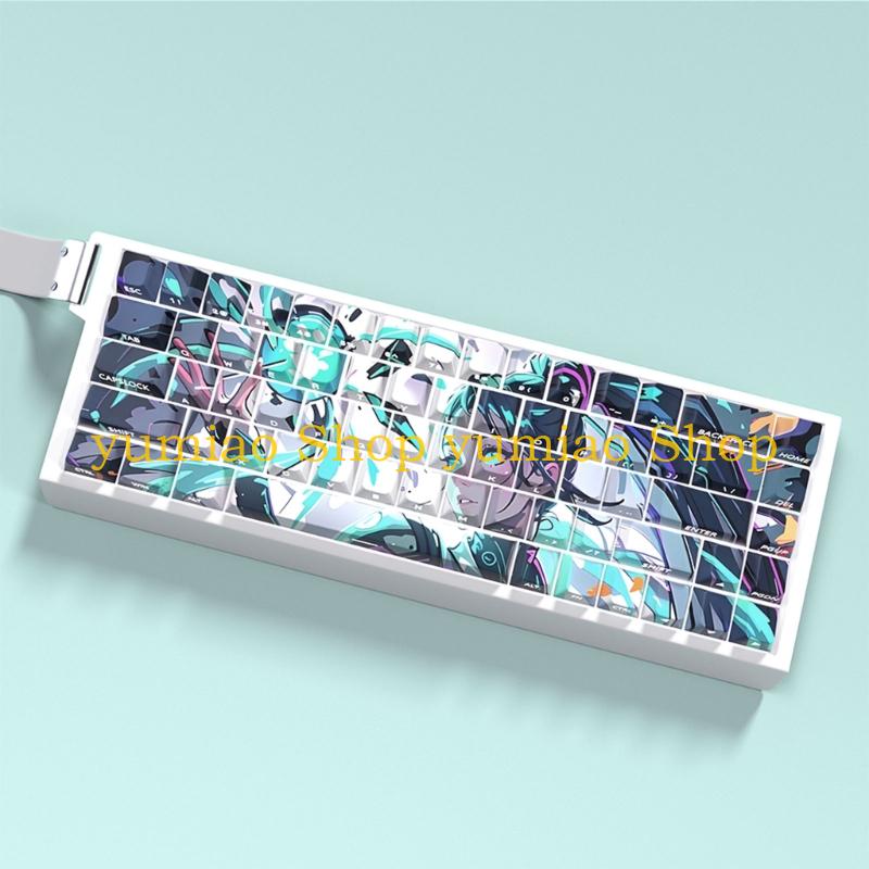Gaming Keyboard Ergonomics - 587B Ergonomic Keycaps Mechanical Keyboards PBT