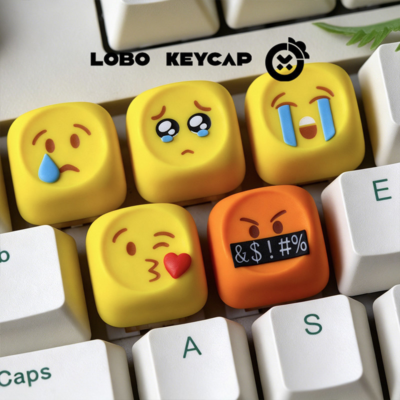 Hot Emoji Keycaps Kawaii Perso - огляд і ціна Gaming Keyboard Emoji