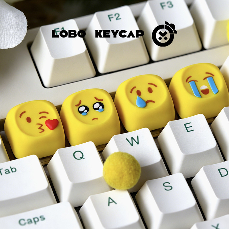 Hot Emoji Keycaps Kawaii Perso - огляд і ціна Gaming Keyboard Emoji