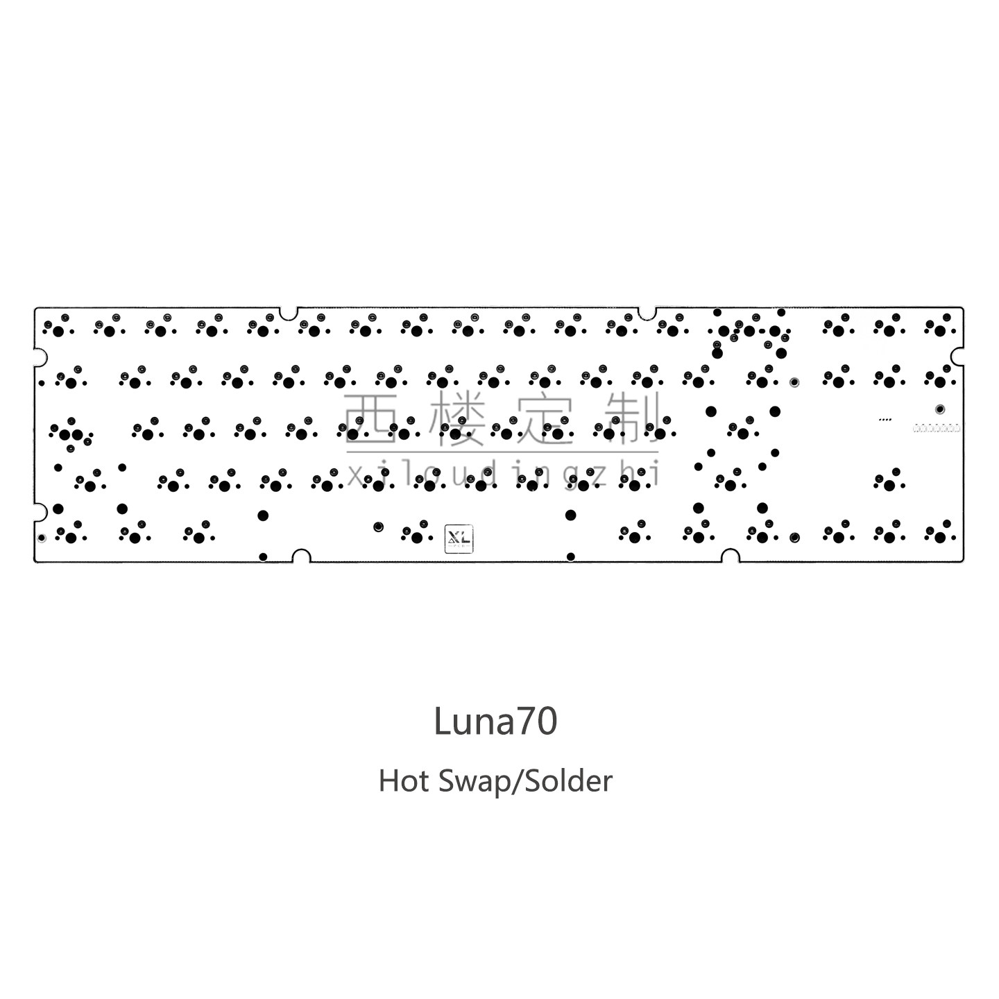1.6mm no flexcut Hotswap pcb f - огляд і ціна Hot Swap Pcb