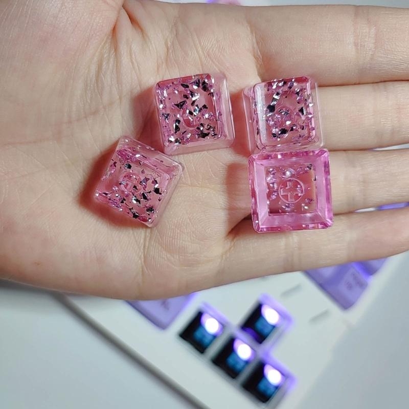 587B Backlit Keycap Resin Pers - огляд і ціна Keyboard Gaming Transparent