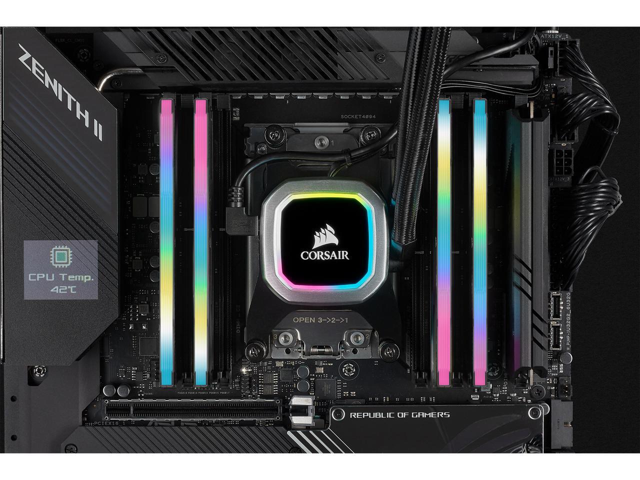 CORSAIR Vengeance RGB Pro SL 1 - огляд і ціна Corsair Ram Vengeance 16Gb