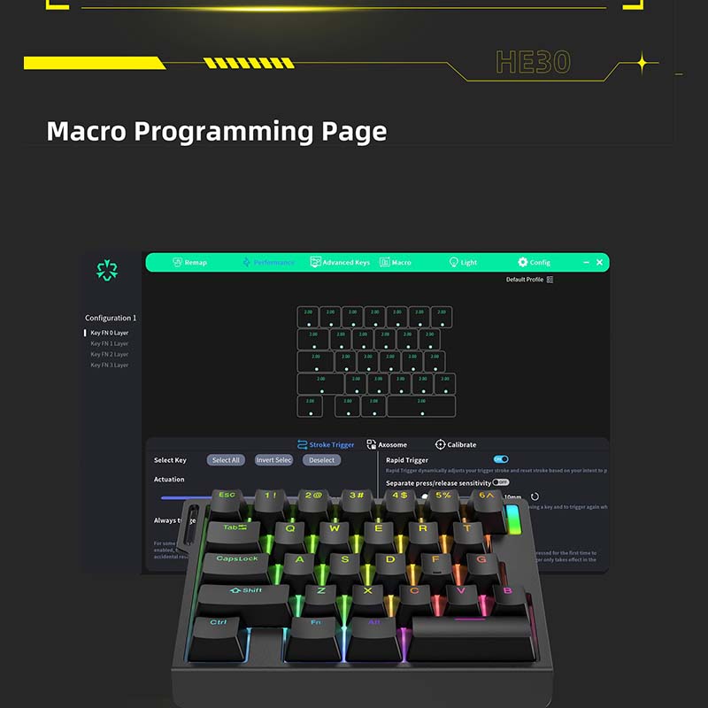 HE30 Mechanical Gaming Keyboar - огляд і ціна Gaming Keyboard Esports