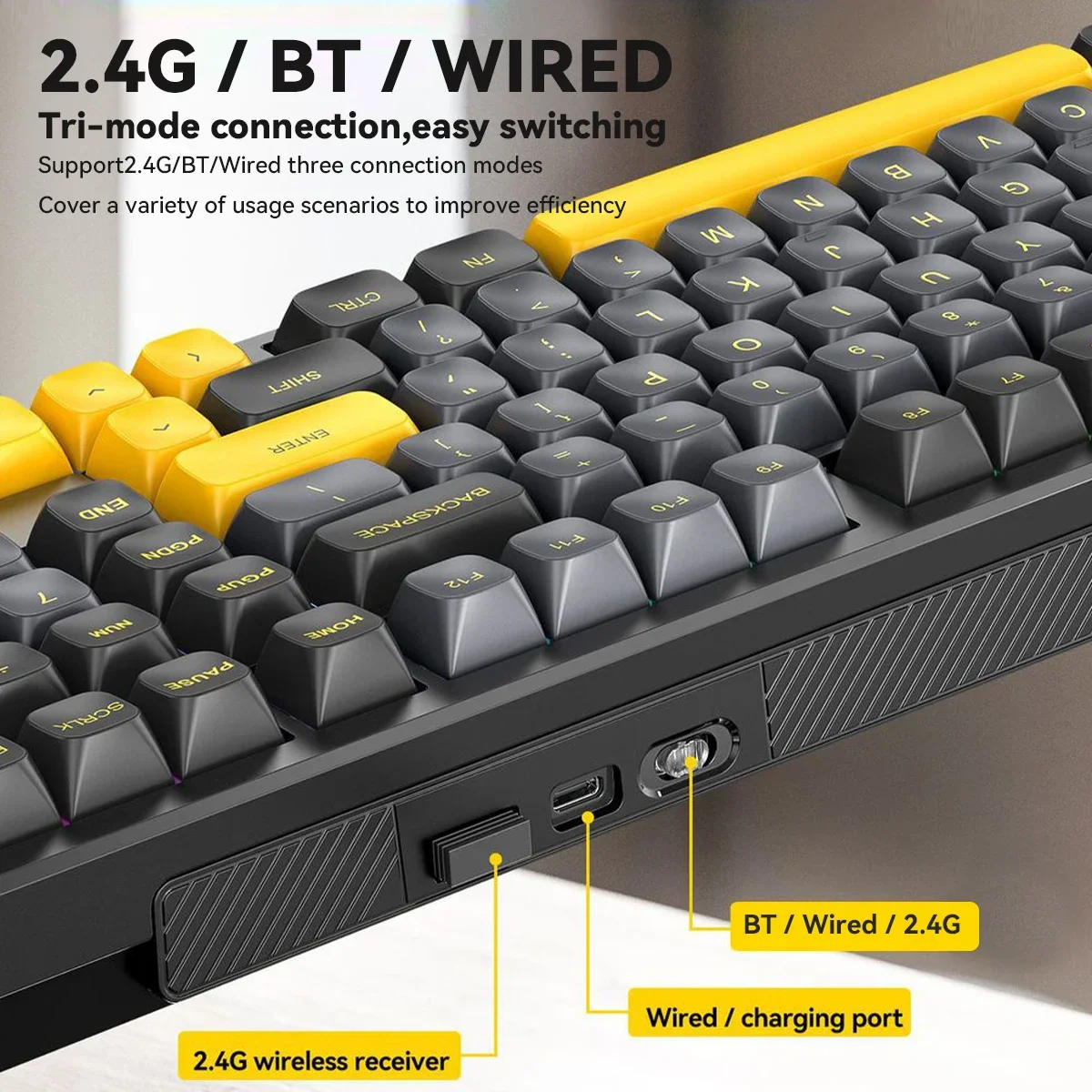 Wireless Mechanical Gaming Key - огляд і ціна Gaming Keyboard Thocky