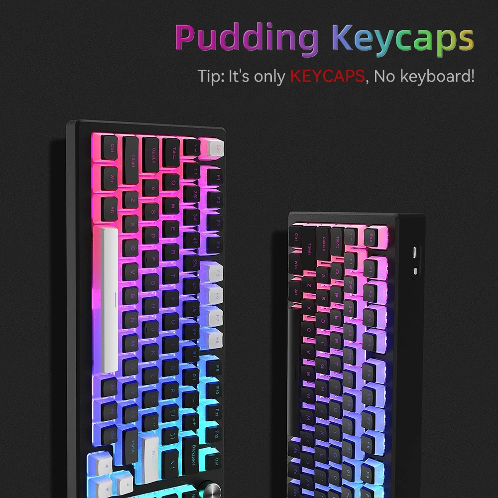 New Pudding PBT Keycaps 129 Ke - огляд і ціна Gaming Keyboard Budget