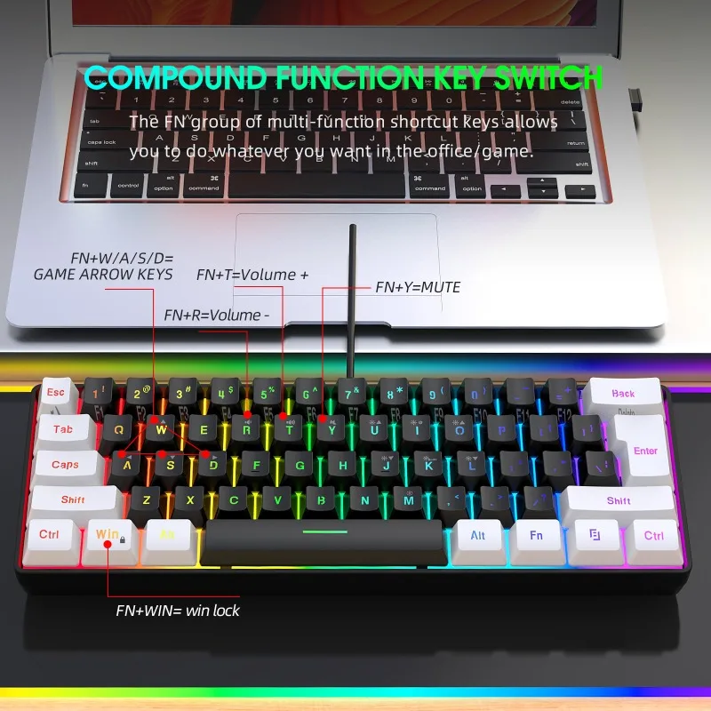 Keyboard and Mouse 60% Compute - огляд і ціна Gaming Keyboard And Mouse For Xbox