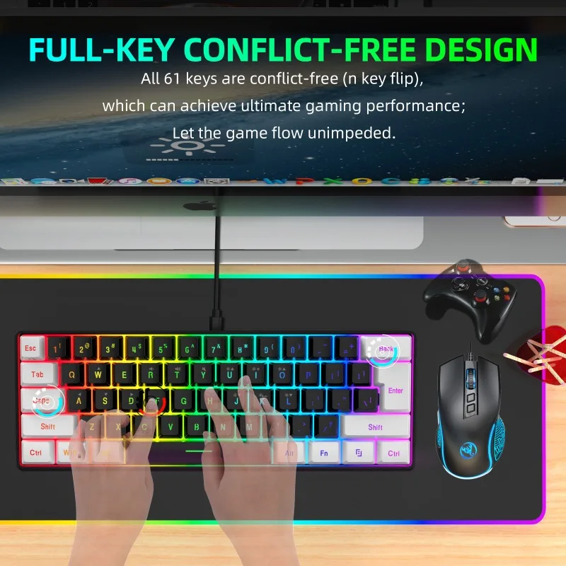 Keyboard and Mouse 60% Compute - огляд і ціна Gaming Keyboard And Mouse For Xbox