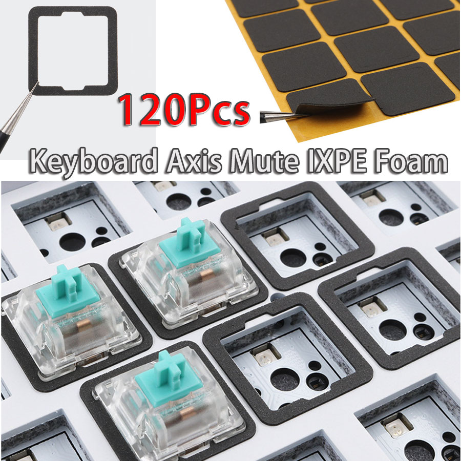 120PCS DIY Keyboard Inter-Axis - огляд і ціна Foam Dampener Sheet