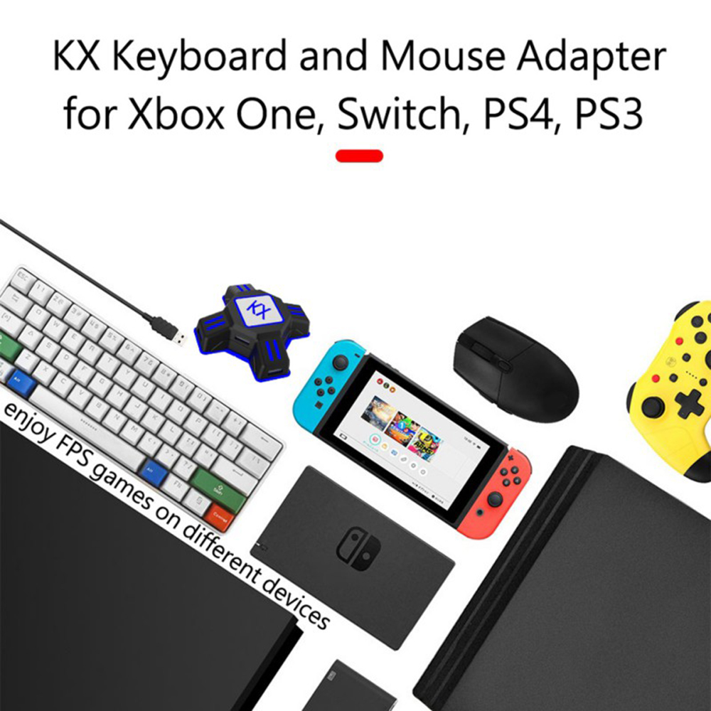 KX Adapter for PS4 Controller  - огляд і ціна Gaming Keyboard And Mouse For Xbox