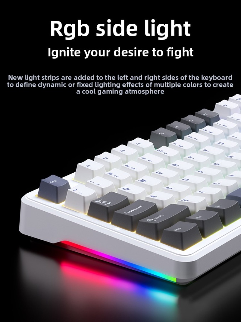 AULA F87 Pro Wireless Mechanic - огляд і ціна Gaming Keyboard Thocky