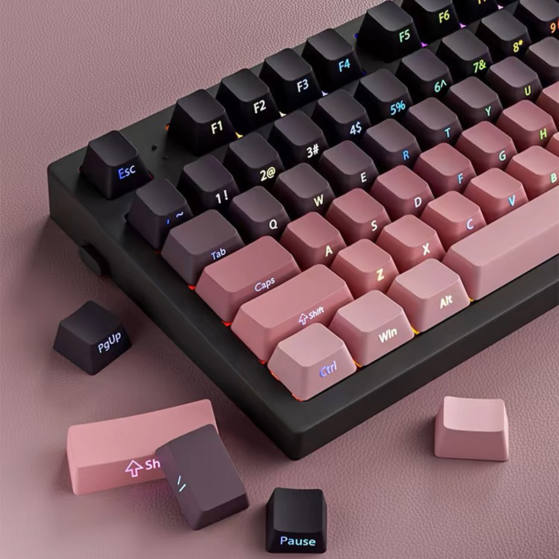 Gradient Keycaps Side Printed  - огляд і ціна Gaming Keyboard Typewriter