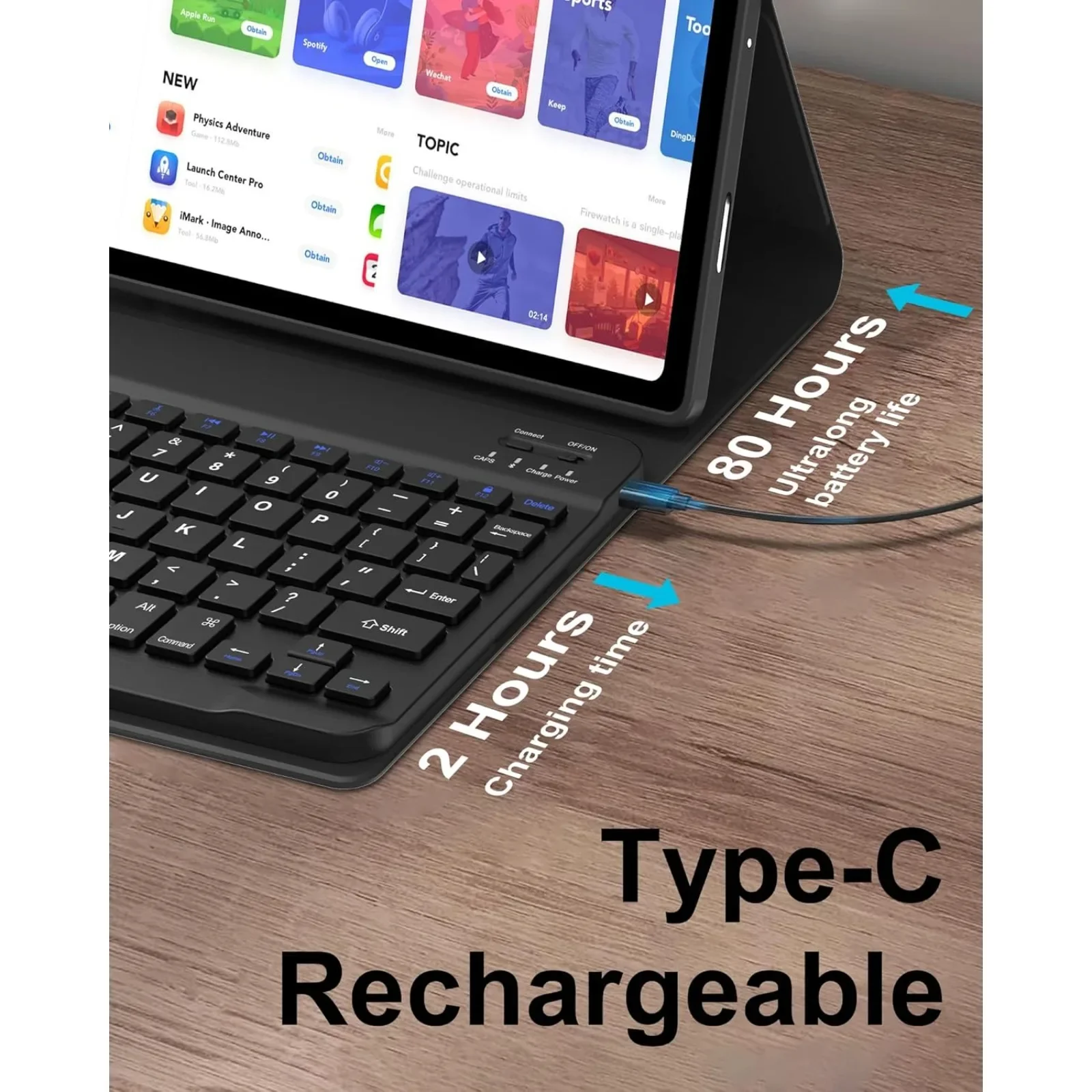 Keyboard Case for Honor Pad 10 - огляд і ціна Gaming Keyboard Wireless