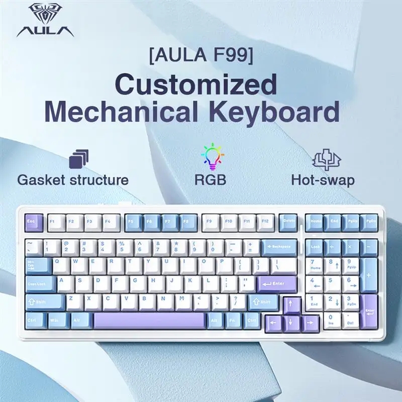 Aula F99 Gaming Mechanical Key - огляд і ціна Gaming Keyboard Bundle