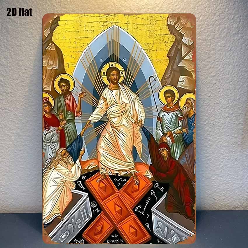 2D Vintage Metal Sign Easter A - огляд і ціна Brass Weight Plate