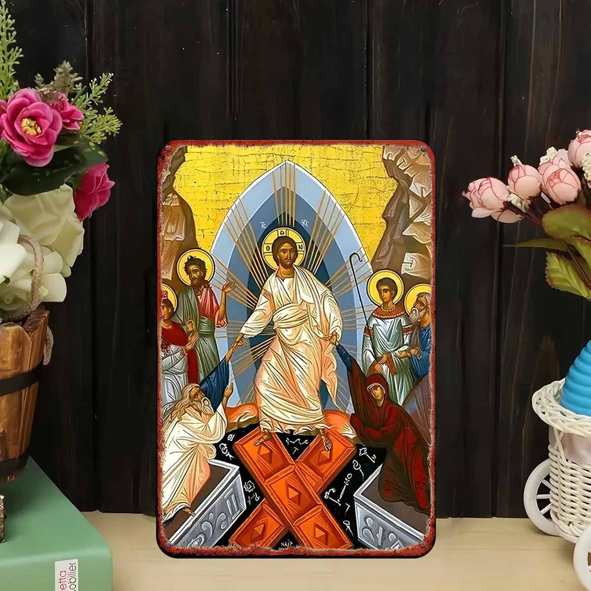 2D Vintage Metal Sign Easter A - огляд і ціна Brass Weight Plate