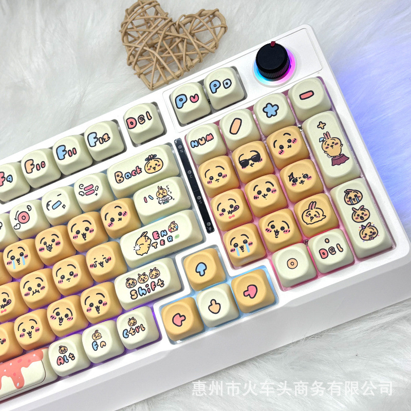 Chiikawa Cute Emoji Keycap Set - огляд і ціна Gaming Keyboard Emoji
