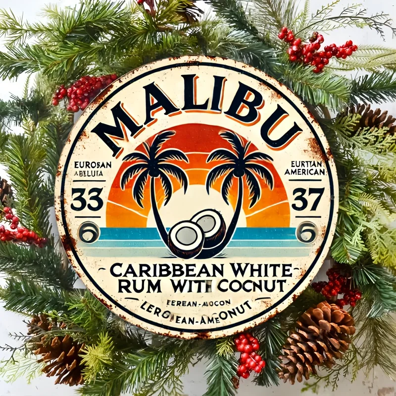 Vintage Malibu Rum Coconut Alu - огляд і ціна Brass Weight Plate