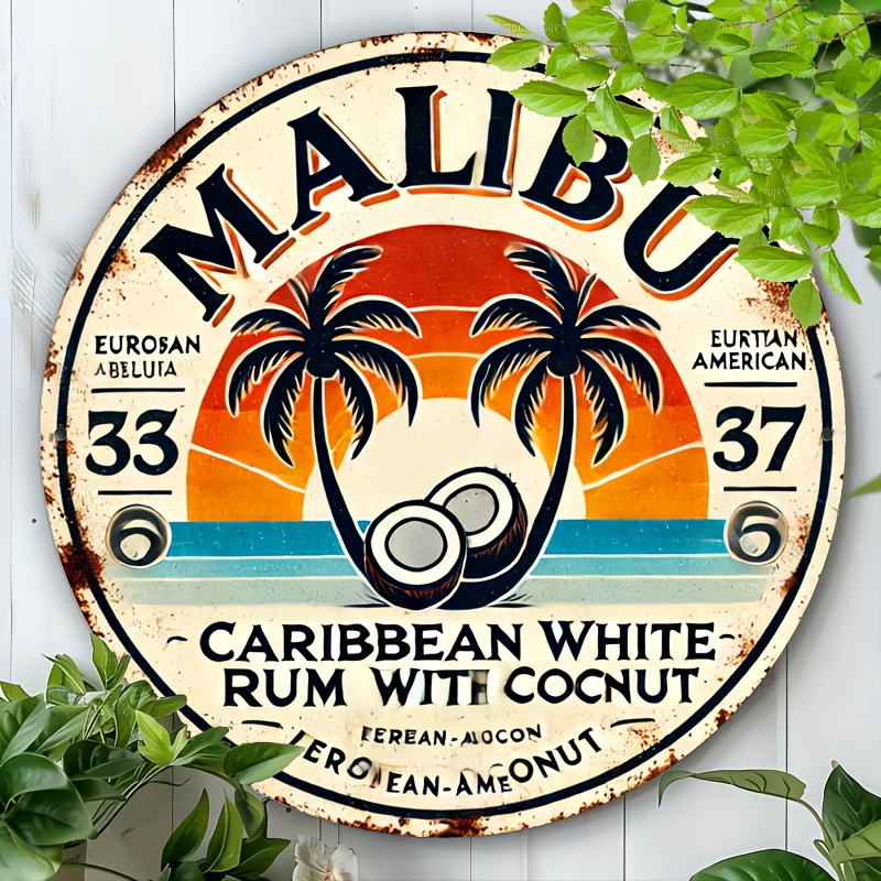 Vintage Malibu Rum Coconut Alu - огляд і ціна Brass Weight Plate