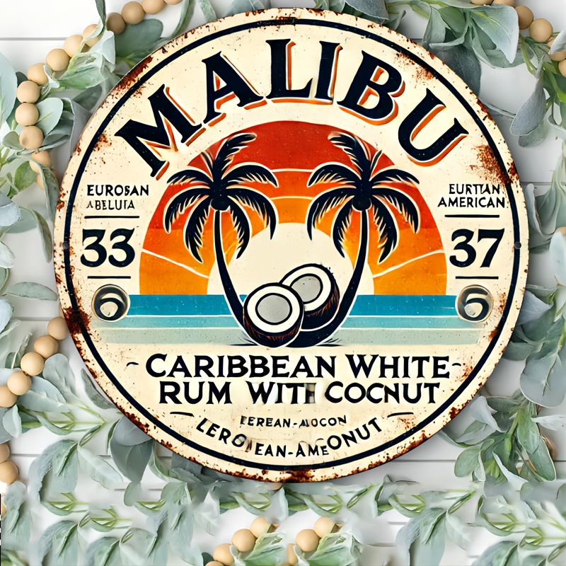 Vintage Malibu Rum Coconut Alu - огляд і ціна Brass Weight Plate