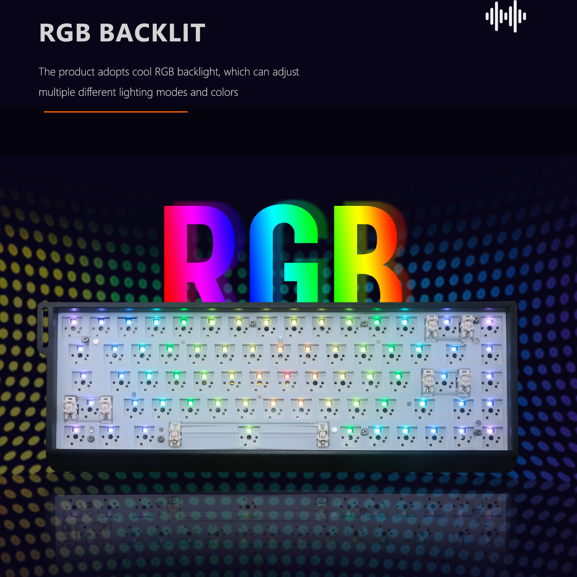 ZUOYA GMK68 Mechanical Keyboar - огляд і ціна Hot Swap Pcb
