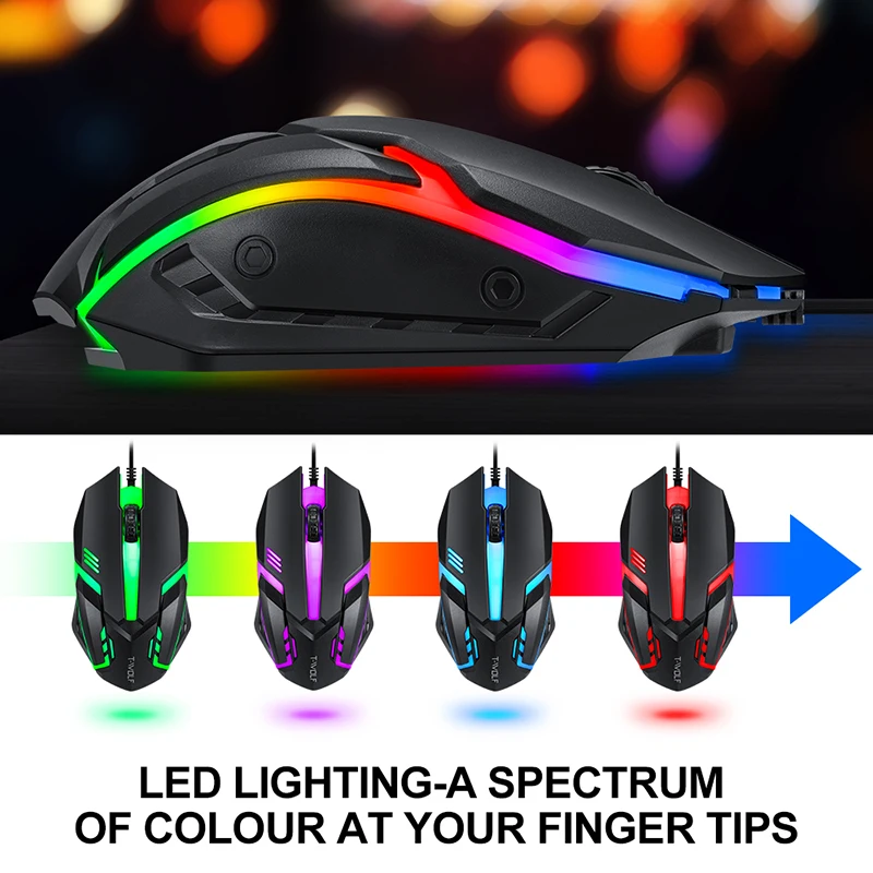 T-WOLF Game Four Piece TF800 I - огляд і ціна Gaming Keyboard Mouse Set
