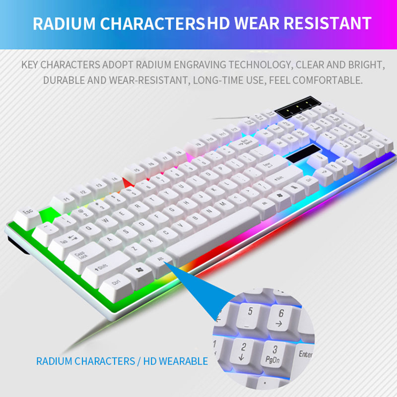 RGB Gaming Keyboard Gamer Keyb - огляд і ціна Gaming Keyboard Bundle