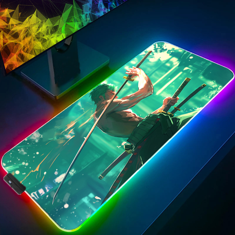 ONE PIECE Zoro Mouse Pad RGB G - огляд і ціна Gaming Keyboard Esports