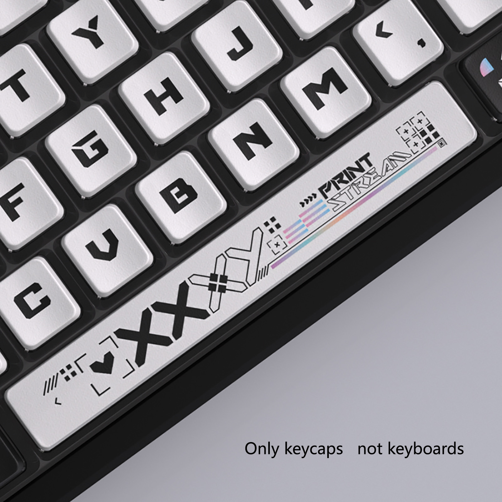 122 Keys Black White Pudding T - огляд і ціна Keyboard Gaming Transparent