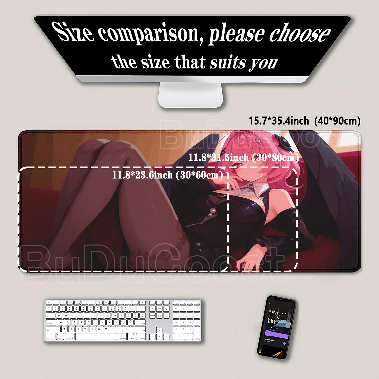 Mousepad HD Printing New Remie - огляд і ціна Gaming Keyboard Typewriter