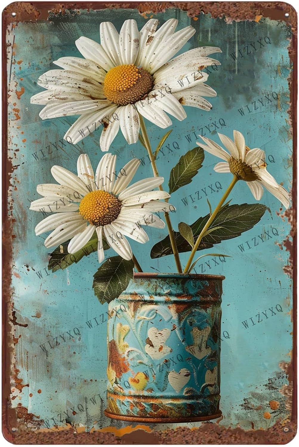 Metal Signs White Daisy Flower - огляд і ціна Brass Weight Plate