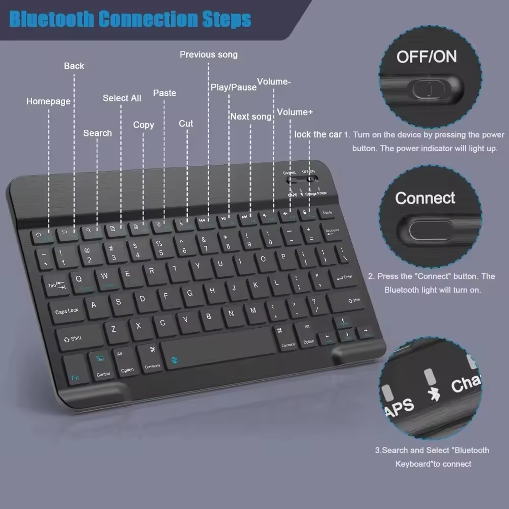 Bluetooth Wireless Keyboard Mo - огляд і ціна Gaming Keyboard Mechanical Wireless