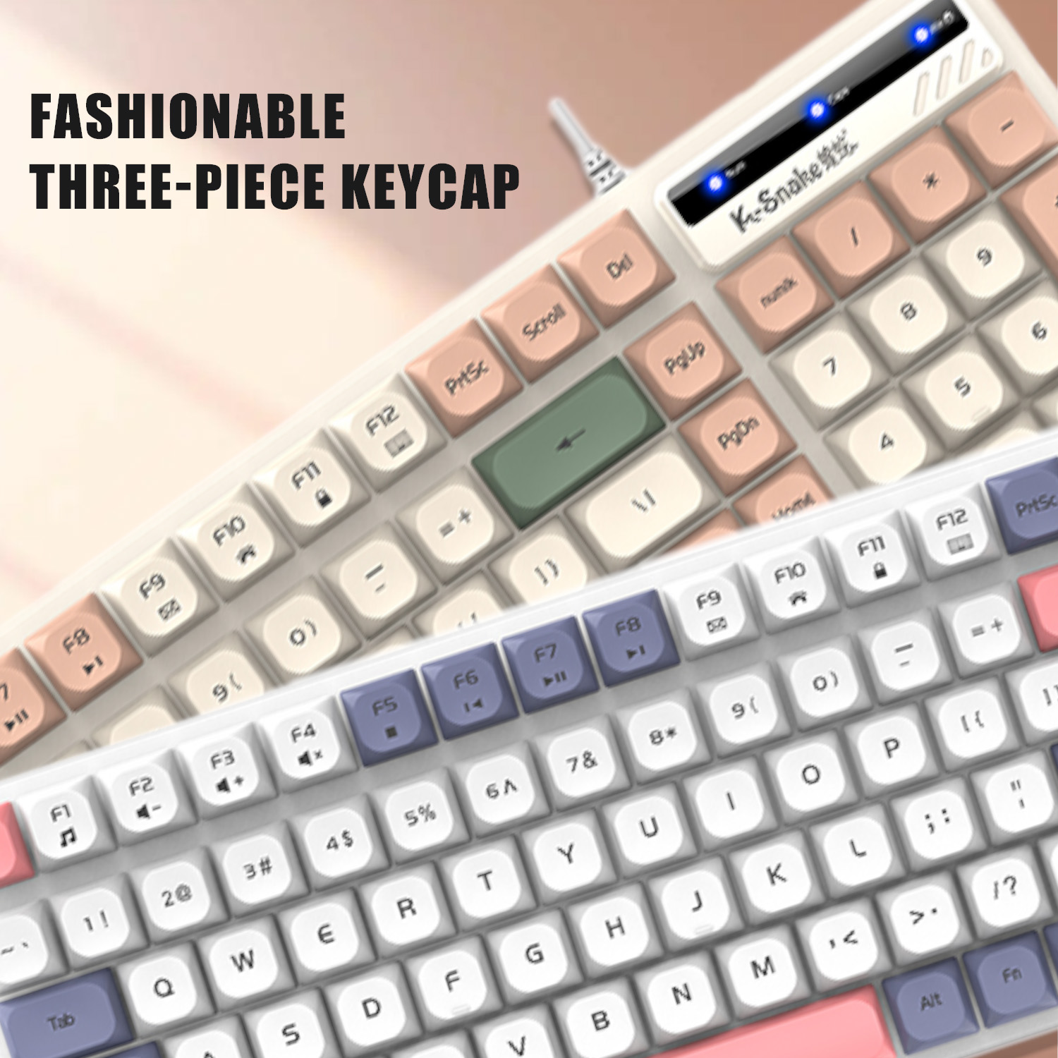 K-Snake KM100 Wired Fashion Ke - огляд і ціна Gaming Keyboard And Mouse For Xbox