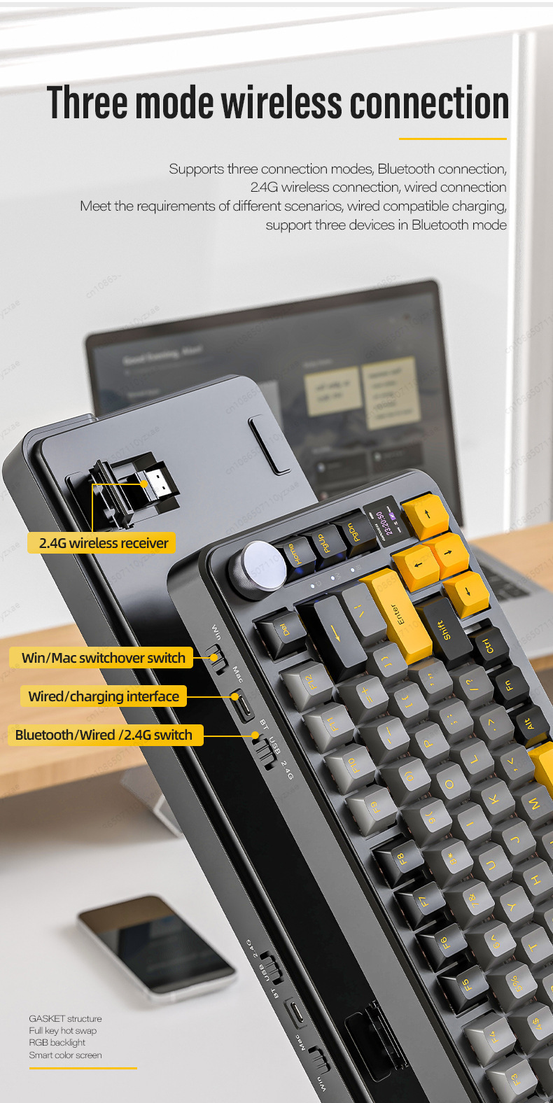 2024 New AL66 Mechanical Keybo - огляд і ціна Gaming Keyboard Affordable