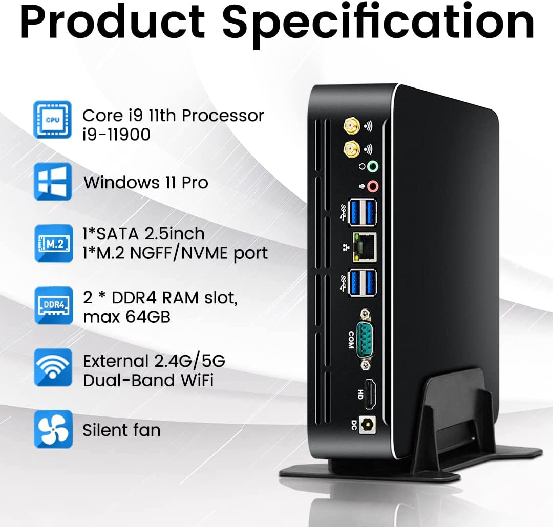 Partaker 11th Gen Intel Mini P - огляд і ціна Intel Cpu Core I7