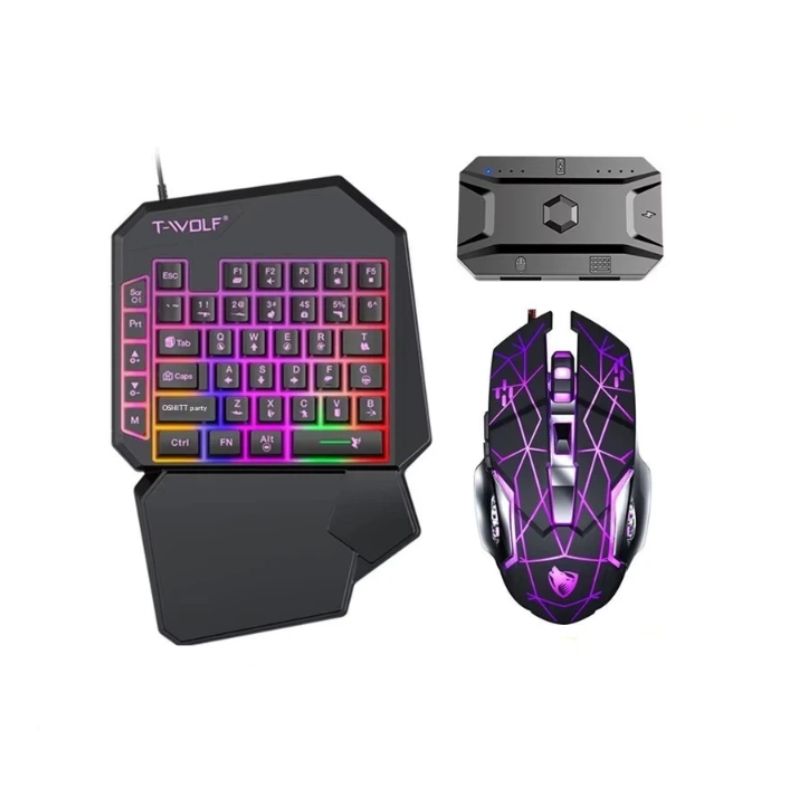 T-Wolf Tf950 5 In 1 One Handed - огляд і ціна Gaming Keyboard And Mouse For Xbox