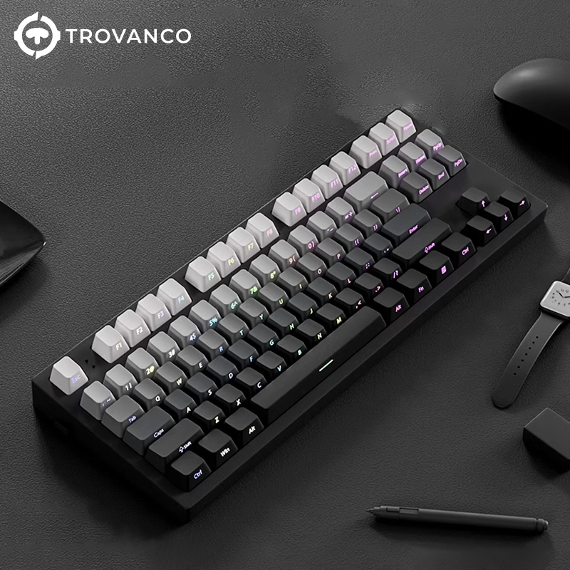 130 Keys Gradient Keycaps Side - огляд і ціна Gaming Keyboard Typewriter