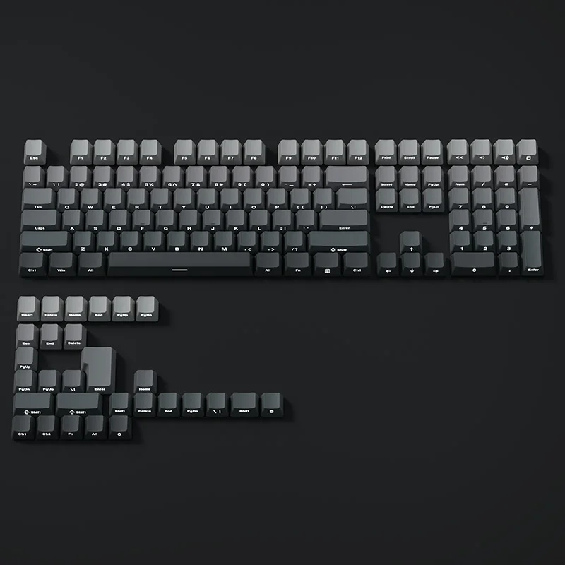 130 Keys Gradient Keycaps Side - огляд і ціна Gaming Keyboard Typewriter