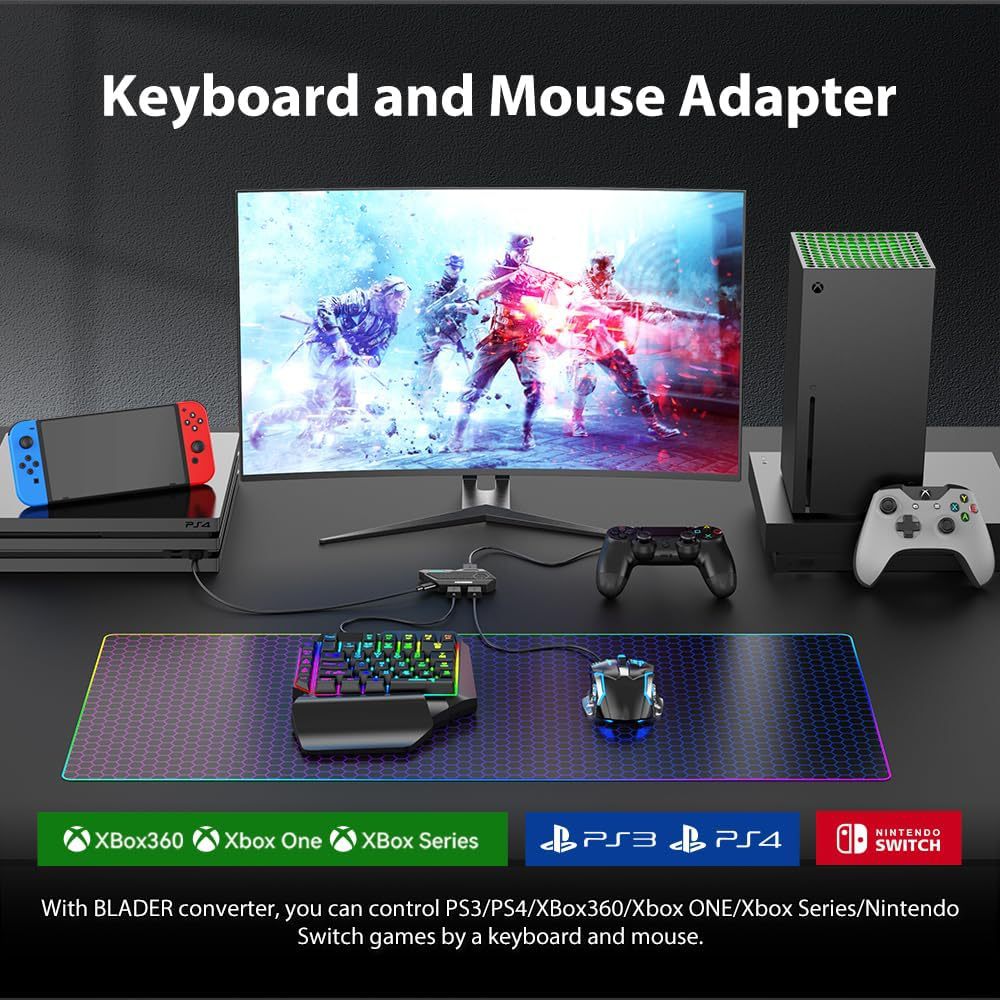 Mobile Games Converter Mobilad - огляд і ціна Gaming Keyboard And Mouse For Xbox