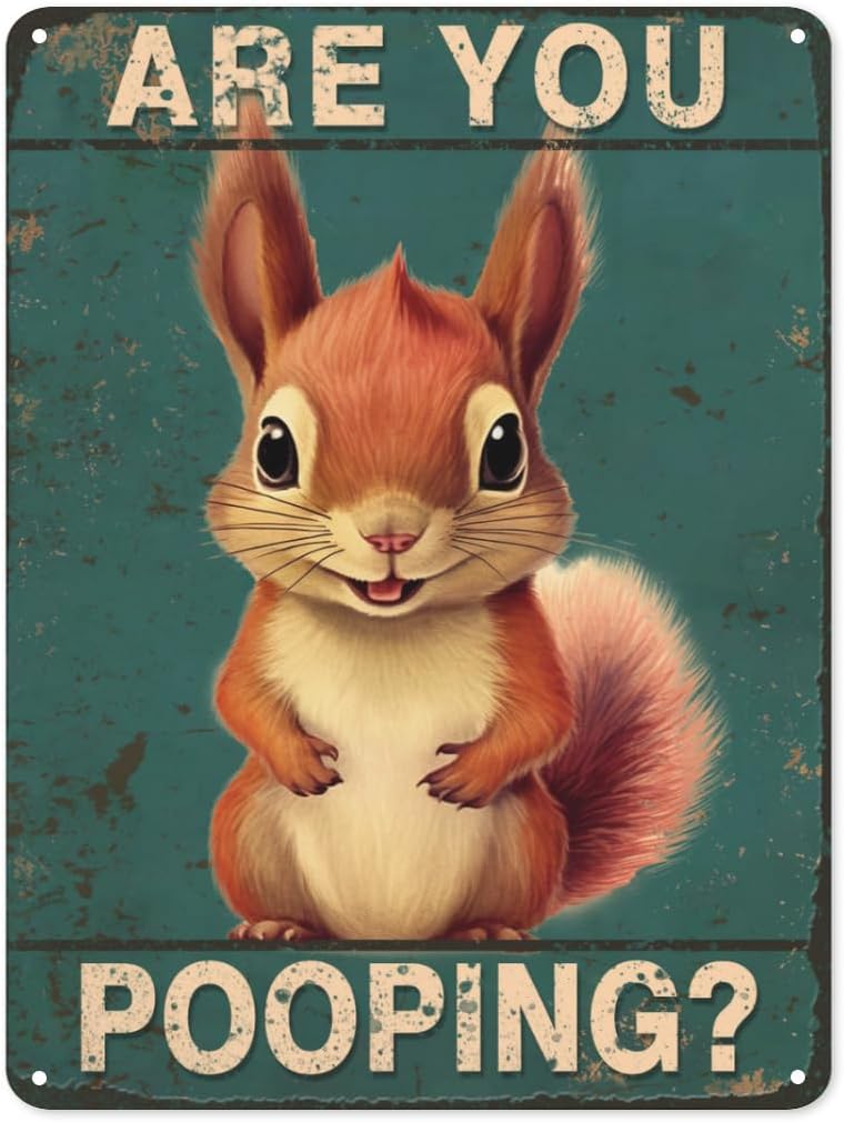 Are You Pooping squirrel Bathr - огляд і ціна Brass Weight Plate
