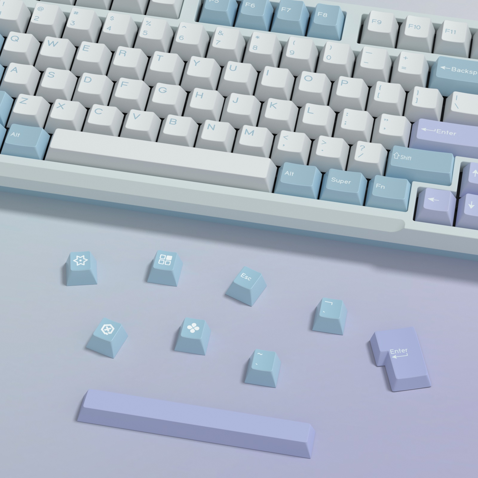 KBDiy GMK Illusion Keycap Cher - огляд і ціна Gaming Keyboard Bundle