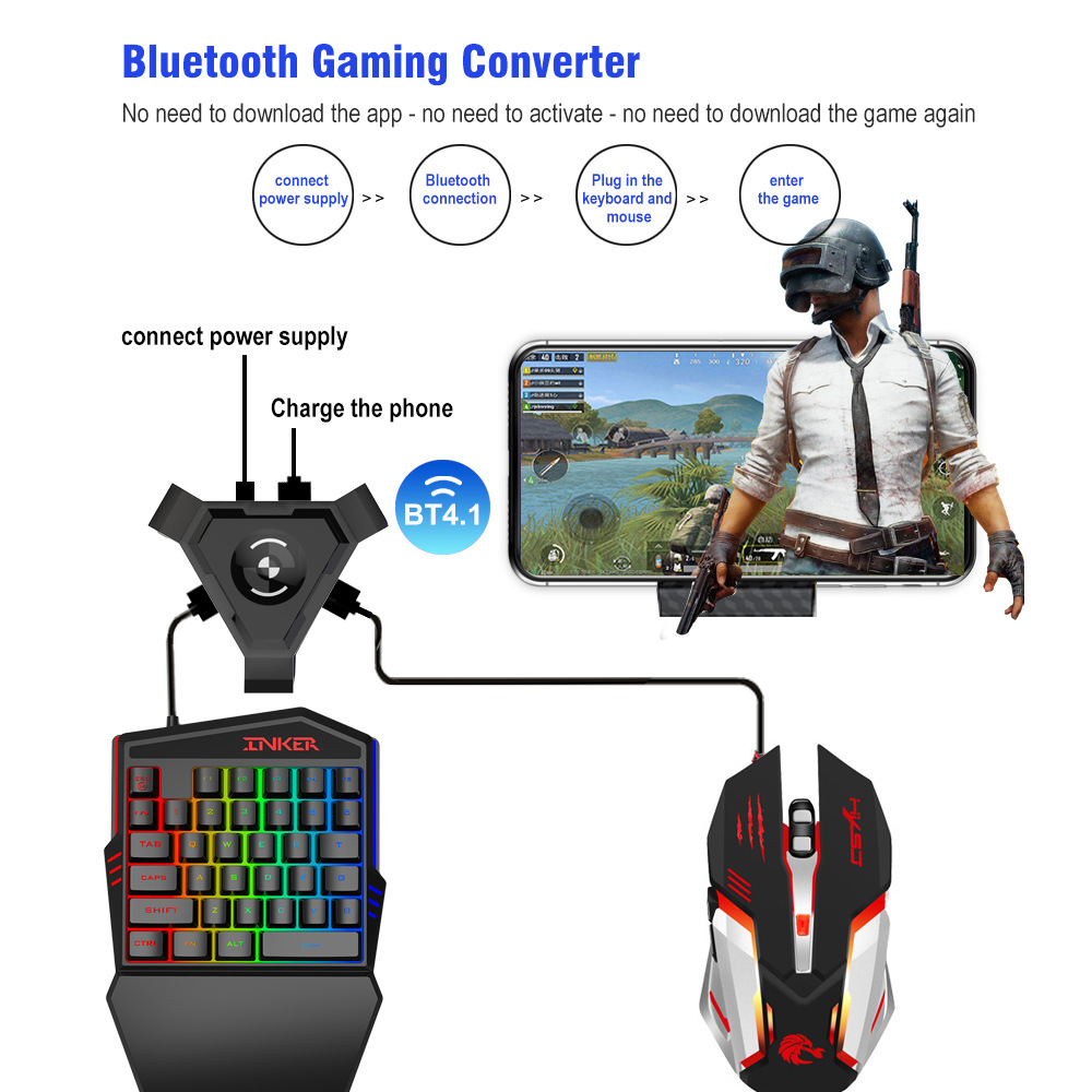 35-key film colorful one-hande - огляд і ціна Gaming Keyboard And Mouse For Xbox