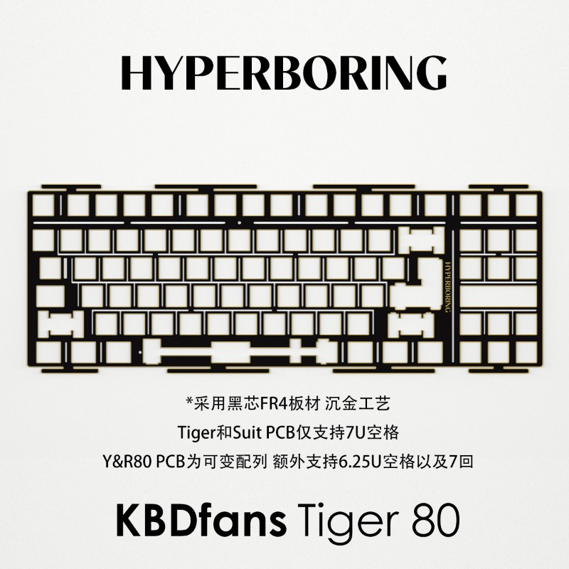 HYPERBORING Tiger80 Keyboard P - огляд і ціна Gaming Keyboard Ergonomics