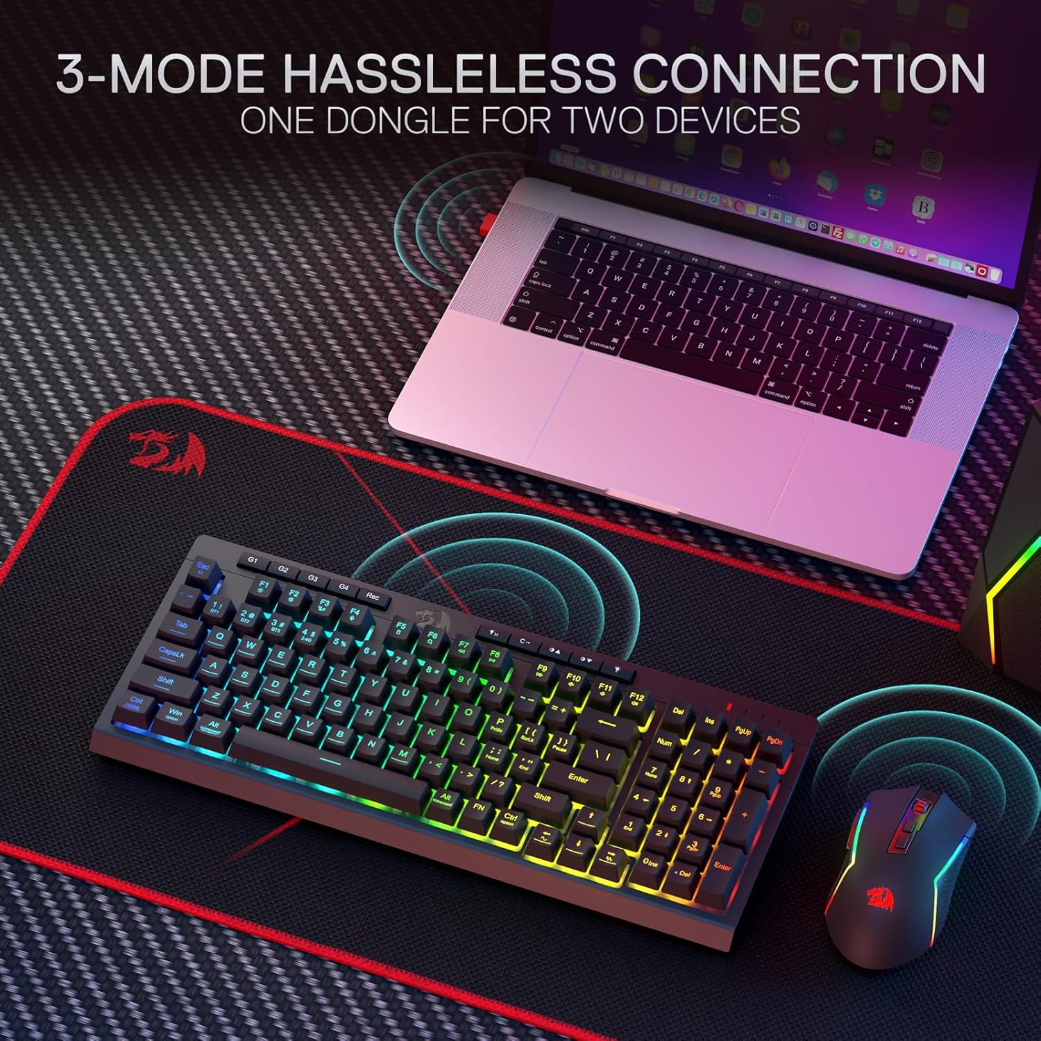 Redragon S142 Wireless Gaming  - огляд і ціна Gaming Keyboard Extension