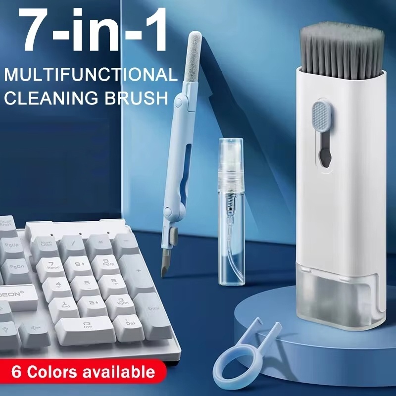 7 In 1 Keyboard Cleaner Brush  - огляд і ціна Keycap Puller Ring