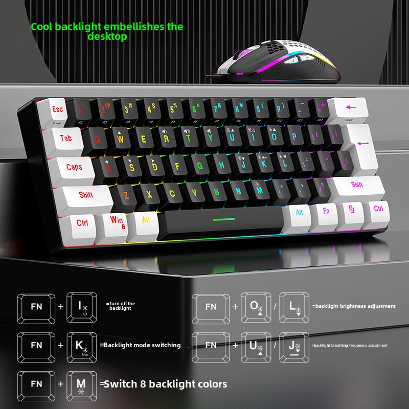 Keyboard and Mouse Sets 60% RG - огляд і ціна Gaming Keyboard And Mouse For Xbox
