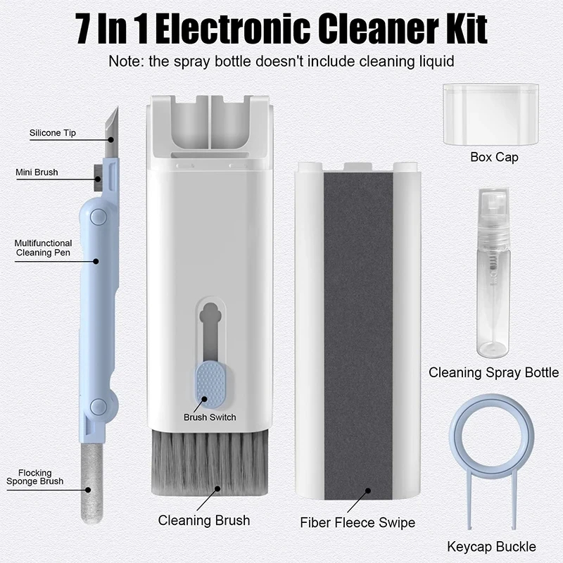 7 in 1 Computer Keyboard Clean - огляд і ціна Keycap Puller Ring